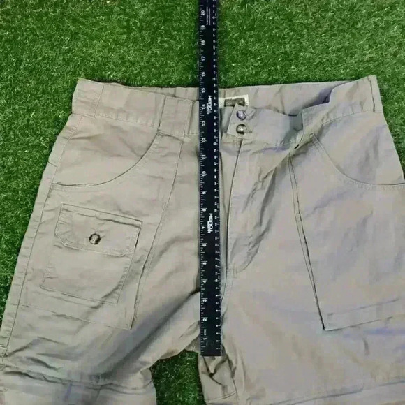 Cabelas Pants Mens Size 38x31 Brown Khaki Convertible Hiking Nylon Zip Off Cargo - Picture 10 of 10
